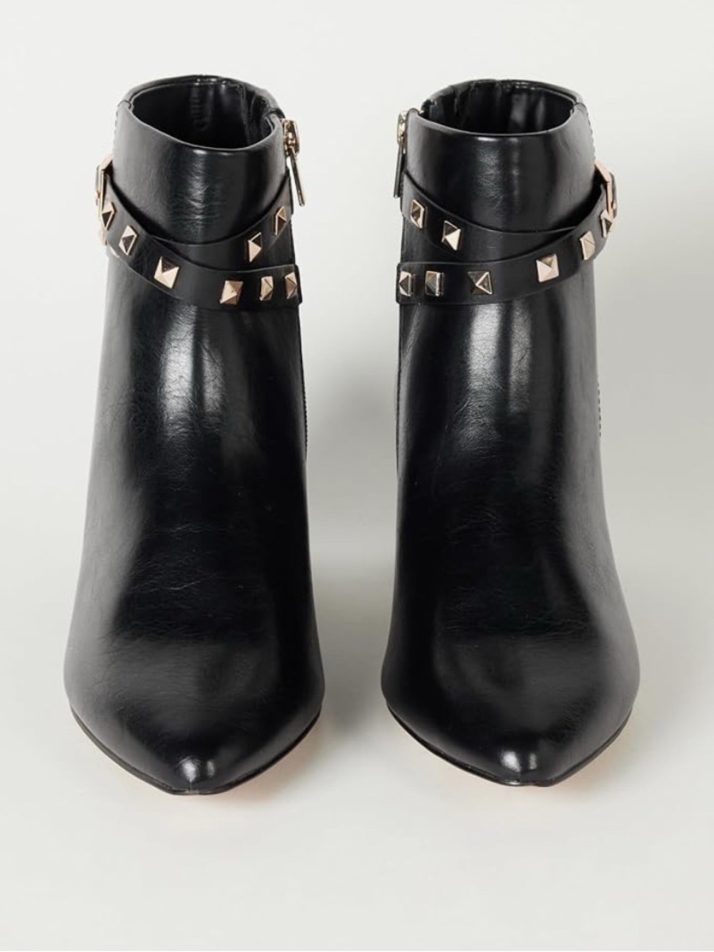 NWT & box The Drop Gold Studded Women's Jessie Black Ankle Boot, 9 1/2 - Picture 7 of 12
